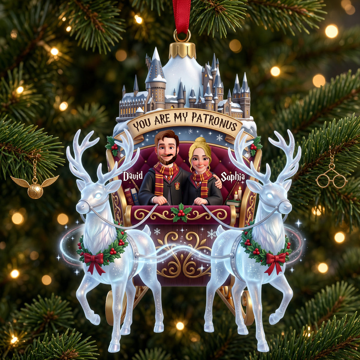 You Are My Guide Christmas Ornament - Personalized Gifts For Couple 01nalu120926