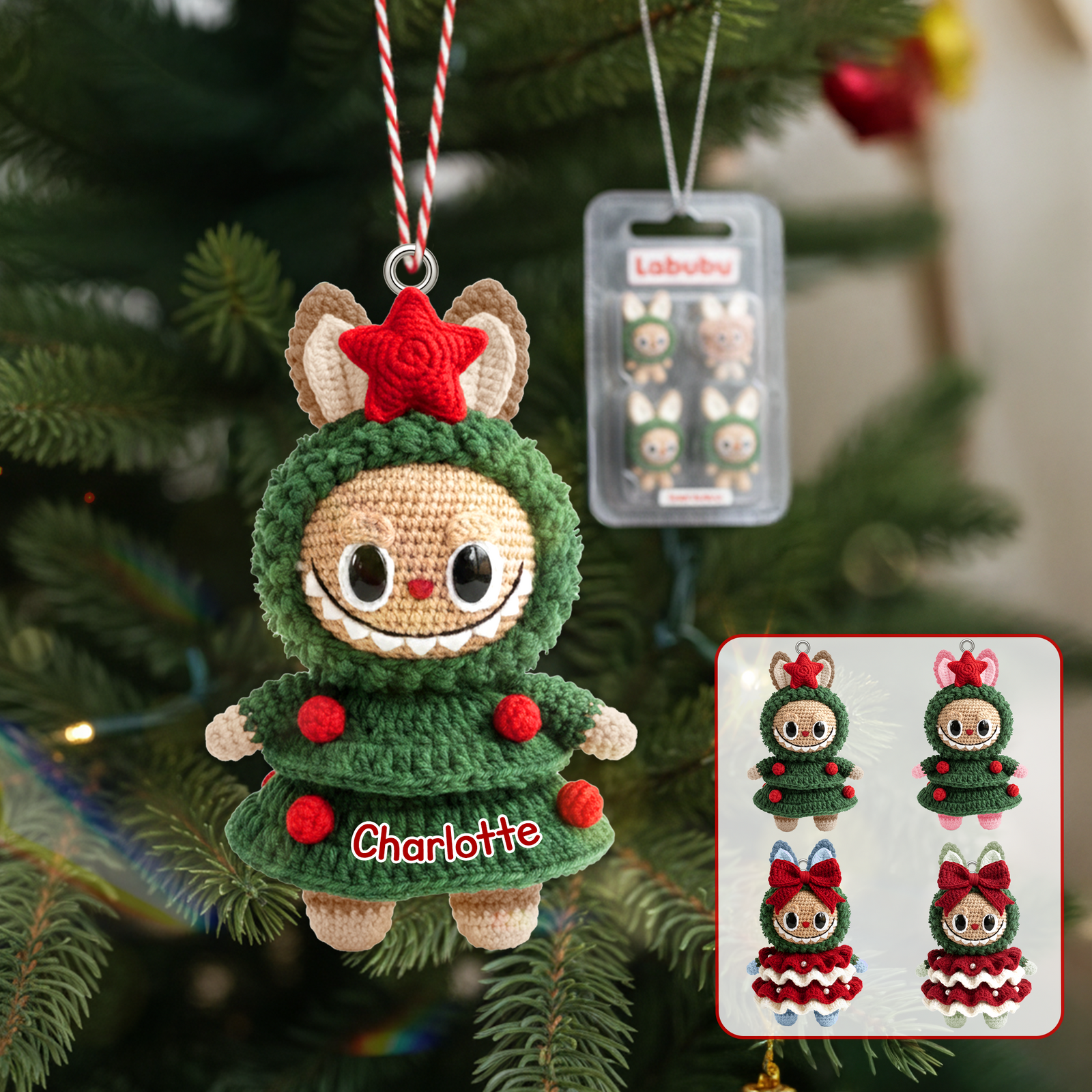 Personalized Gifts For Christmas, Christmas Tree Acrylic Ornament 02namg050925-Homacus