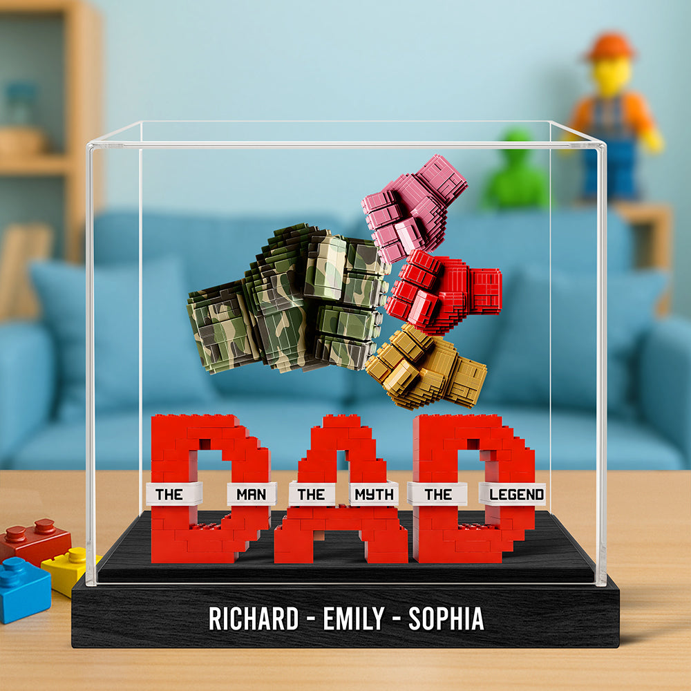 Legend Fist Bump Dad Acrylic Plaque Personalized Gifts For Dad 06OHQN170525-Homacus