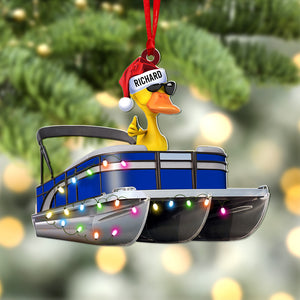 Pontoon Duck Journey Christmas Ornament 03qhqn200922-Homacus