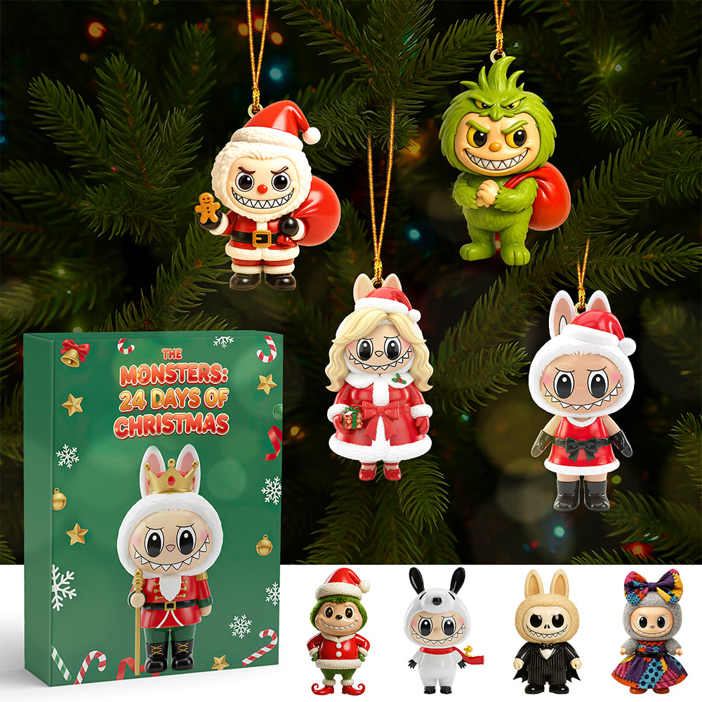 Monster Advent Calendar Custom Acrylic Blind Box, Personalized Gifts For Christmas 03humg101125-Homacus