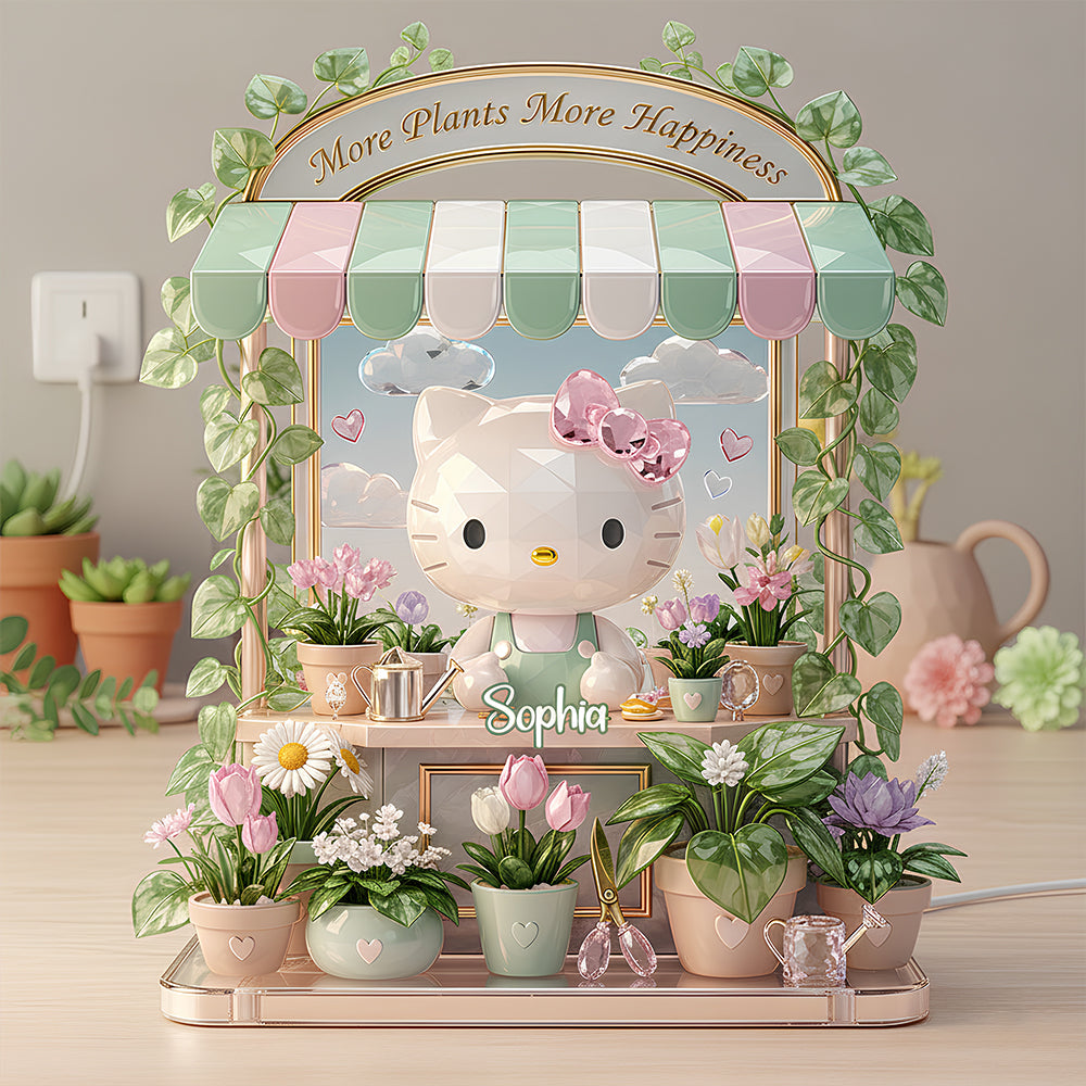 Happy Garden Light Box Personalized Gifts For Gardeners 02PADT171225-Homacus