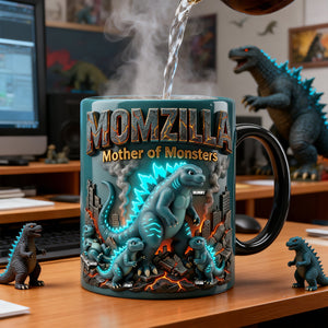 Giant Creature Mom Magic Mug - Personalized Gifts For Mothers 04natn110426-Homacus