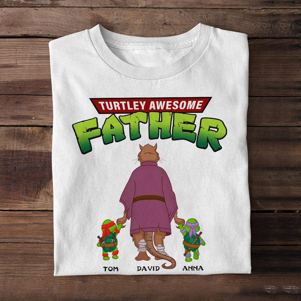 Awesome Dad Personalized Shirt Gifts For Dad-Homacus