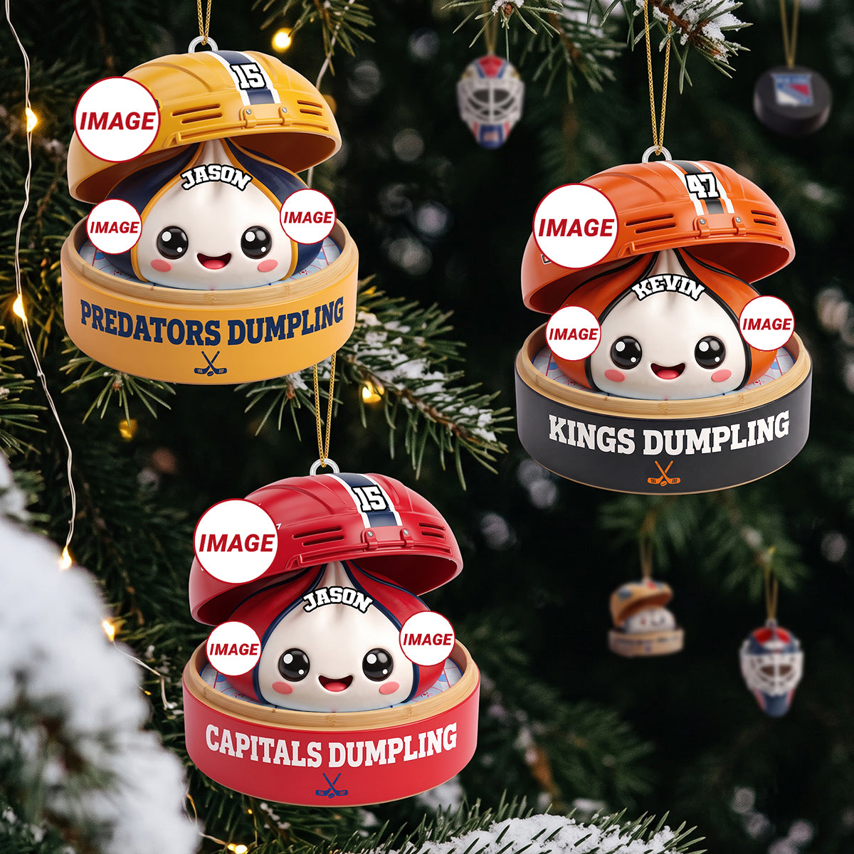 Sport Lover Dumpling Ornament - Personalized Gifts For Christmas Ornament 02HUTA250926