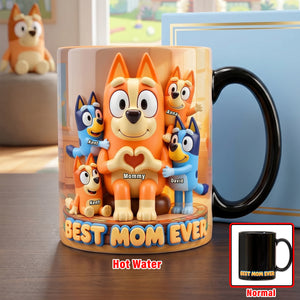 Best Puppy Mom Ever Magic Coffee Mug - Personalized Gifts For Moms 02NAQN170426-Homacus