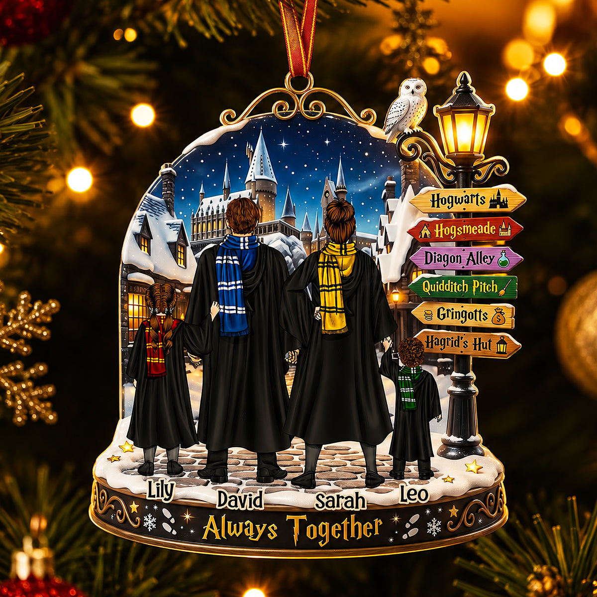 Magical Christmas Ornament Personalized Gifts For Family 03NADT190826-Homacus