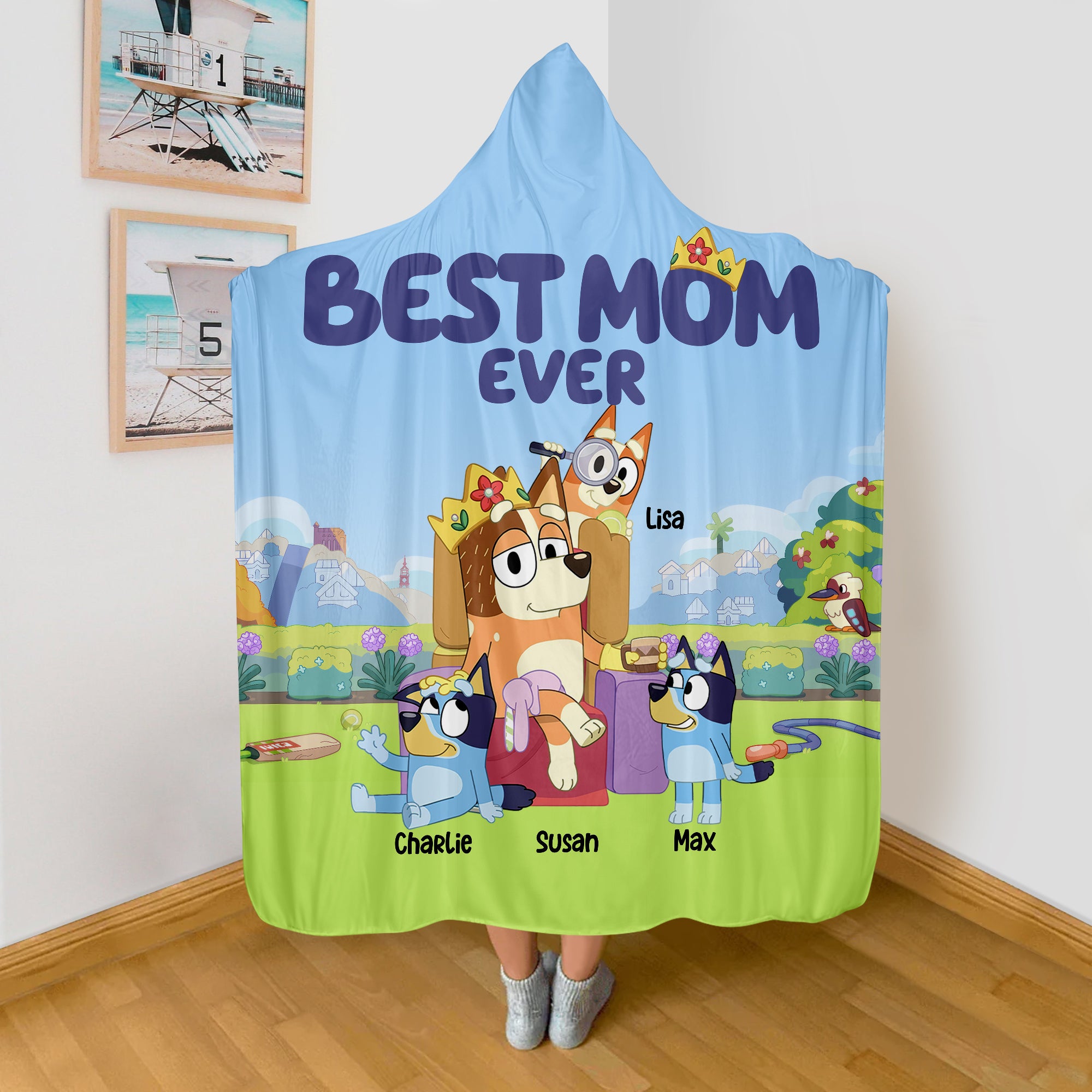 Personalized Gifts For Mom Wearable Blanket Hoodie 05natn090424 Mother's Day-Homacus