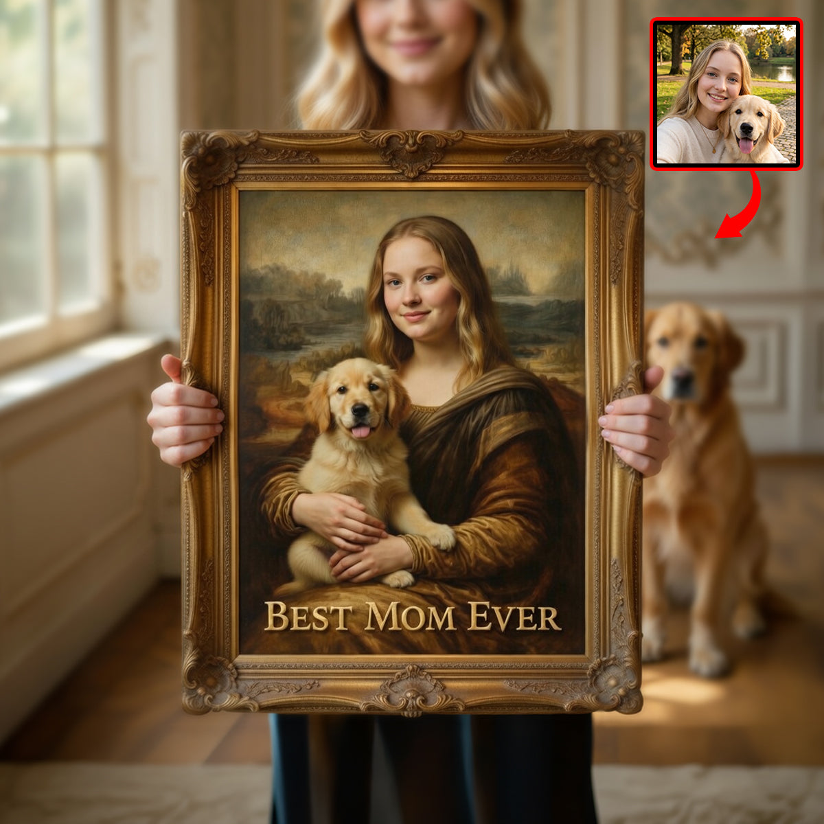 Custom Photo Pet Mom Canvas Poster - Gifts For Pet Lovers 01tydh080426-Homacus