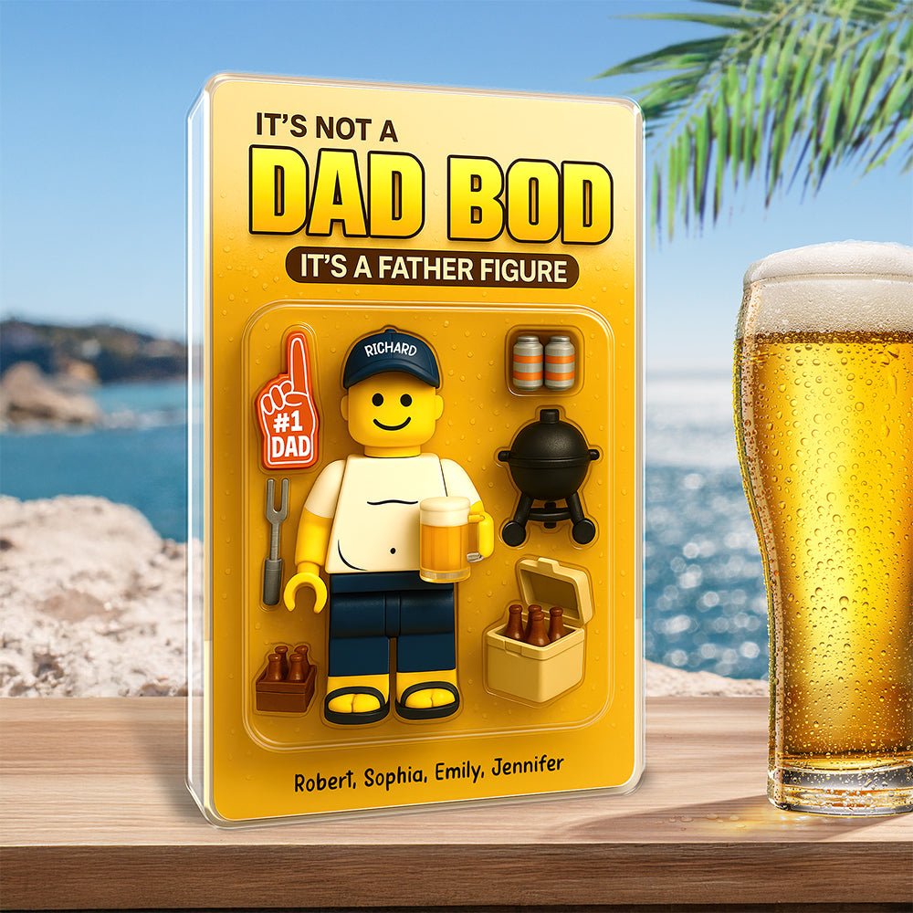 It's A Father Figure Acrylic Plaque Personalized Gifts For Dad 05NAQN070525-Homacus