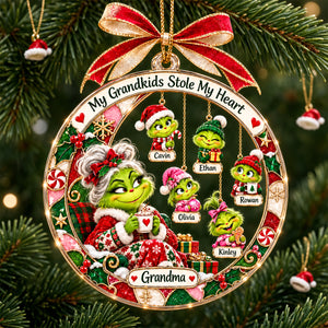 Cute Grandkids Christmas Ornament - Personalized Gifts For Grandma 05todh121026
