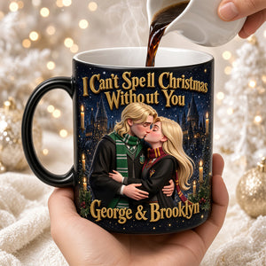 Fantasy Schoolhouse Couple Magic Coffee Mug - Personalized Gifts For Couples 04HUDT190926