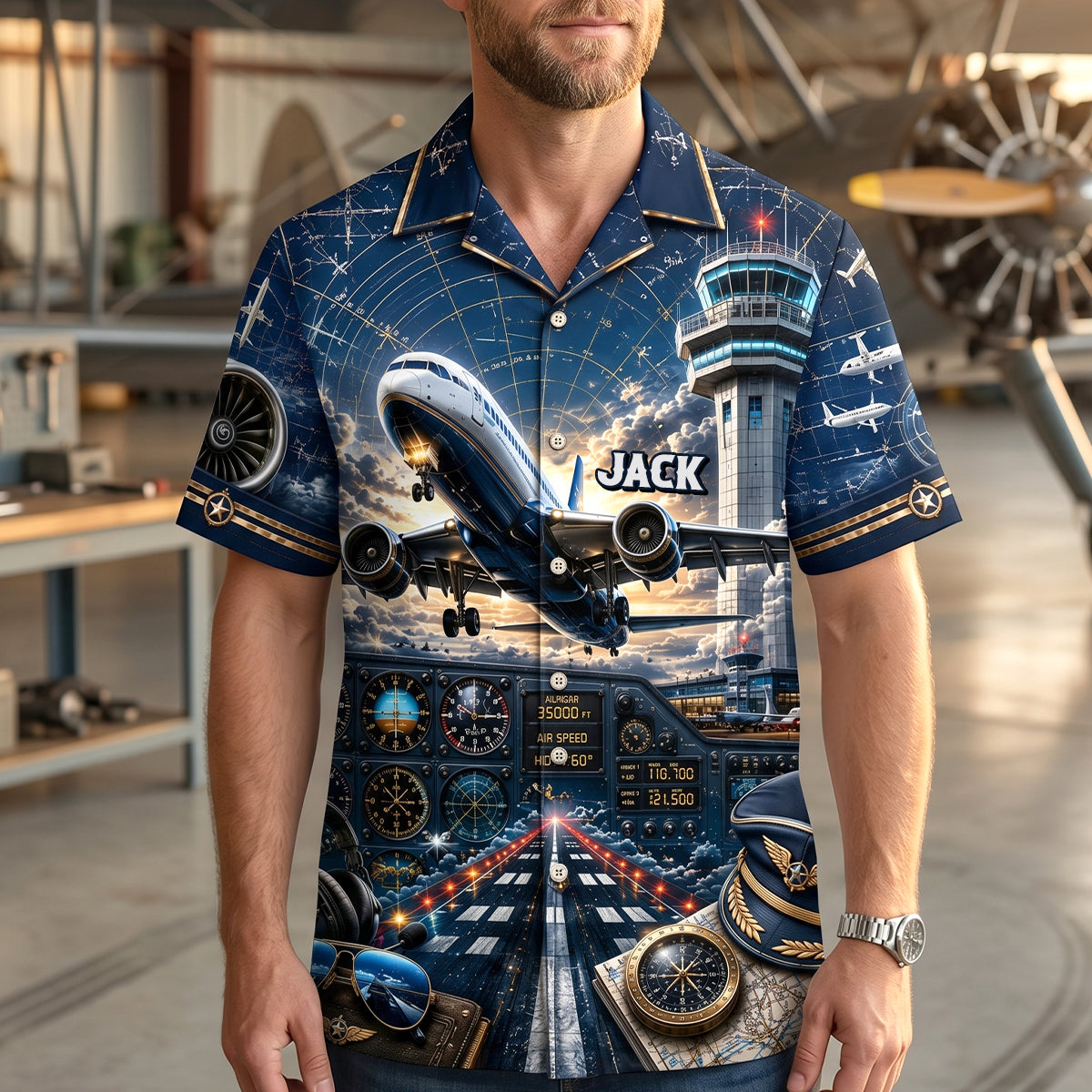 Sky Commander Hawaiian Shirt - Gifts For Pilots 04natn090626-Homacus