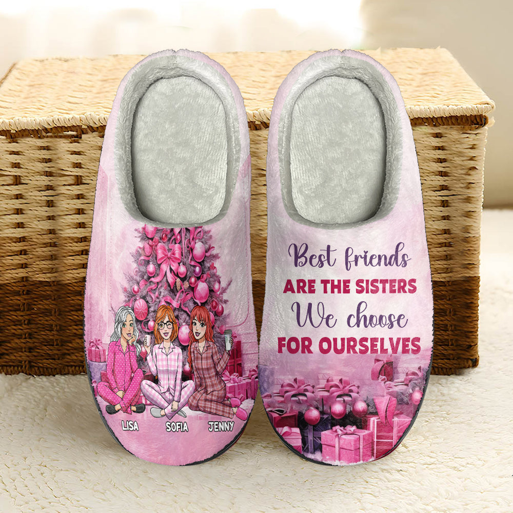 Personalized Christmas Gifts For Friends Slippers 04XQMH170924-Homacus