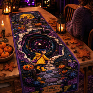 Spooky Halloween Quilted Table Runner - Personalized Gifts For Halloween 03hadt120826-Homacus