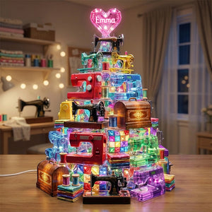 Sparkle Sewing Machine Light Box, Personalized Gifts For Sewing Lovers 03qhdt281125-Homacus