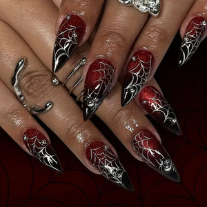 Halloween Gifts For Her Almond Shaped Press-On Nails 01acxx200825-Homacus
