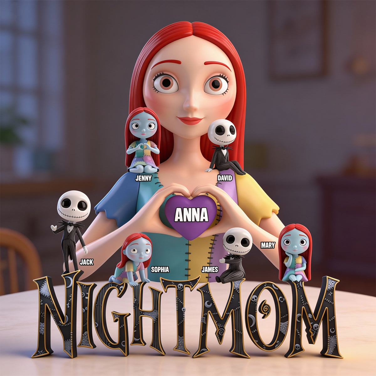 Spooky Mom Acrylic Plaque - Personalized Gifts For Mom 03ohtn300126-Homacus