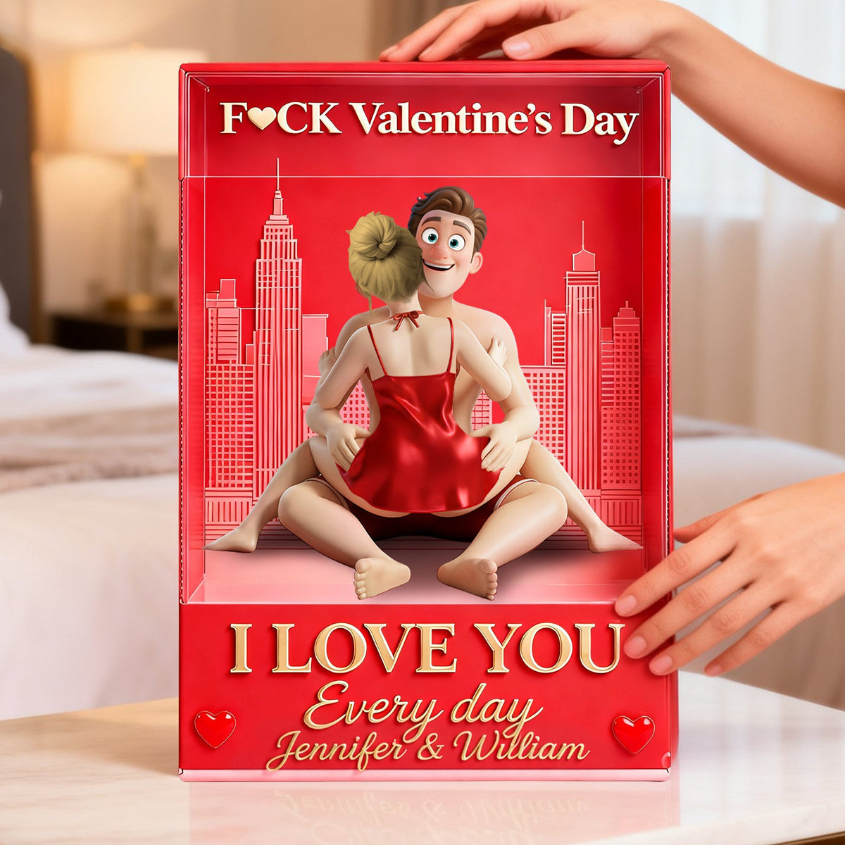 Funny Attitude Couple Acrylic Plaque - Personalized Gifts For Couples 01OHLU030226-Homacus