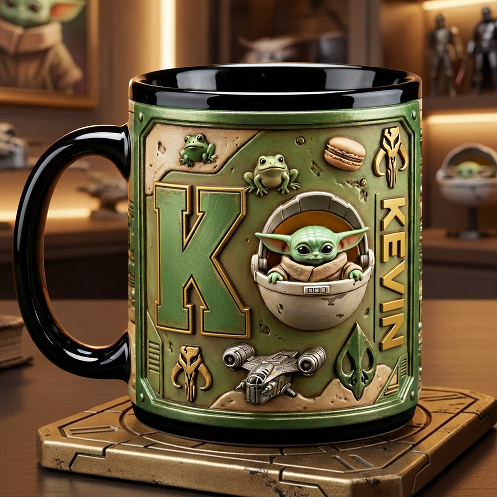 Alien Alphabet Coffee Mug - Personalized Gifts For Cosmic Lovers 02kita210126-Homacus