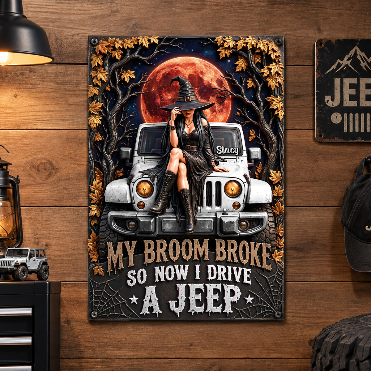 Witch Off-road Journey Cut Metal Sign - Personalized Gifts For Off-road Lovers 03hudh180926