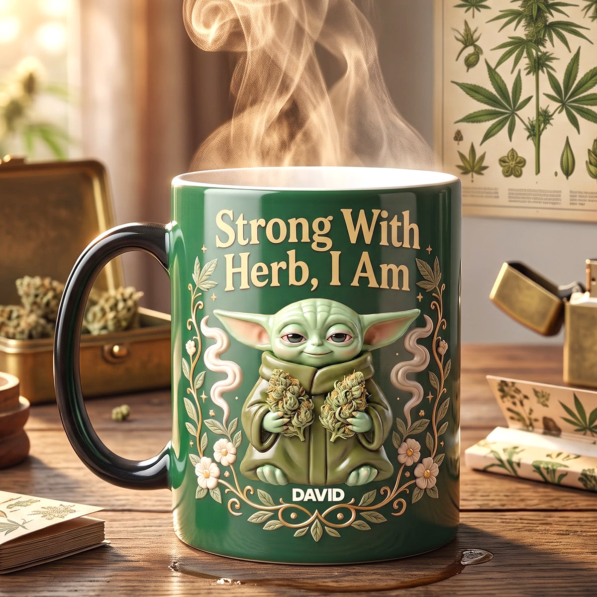 Chilling Magic Coffee Mug - Personalized Gifts For Stoners 03TOTN040826