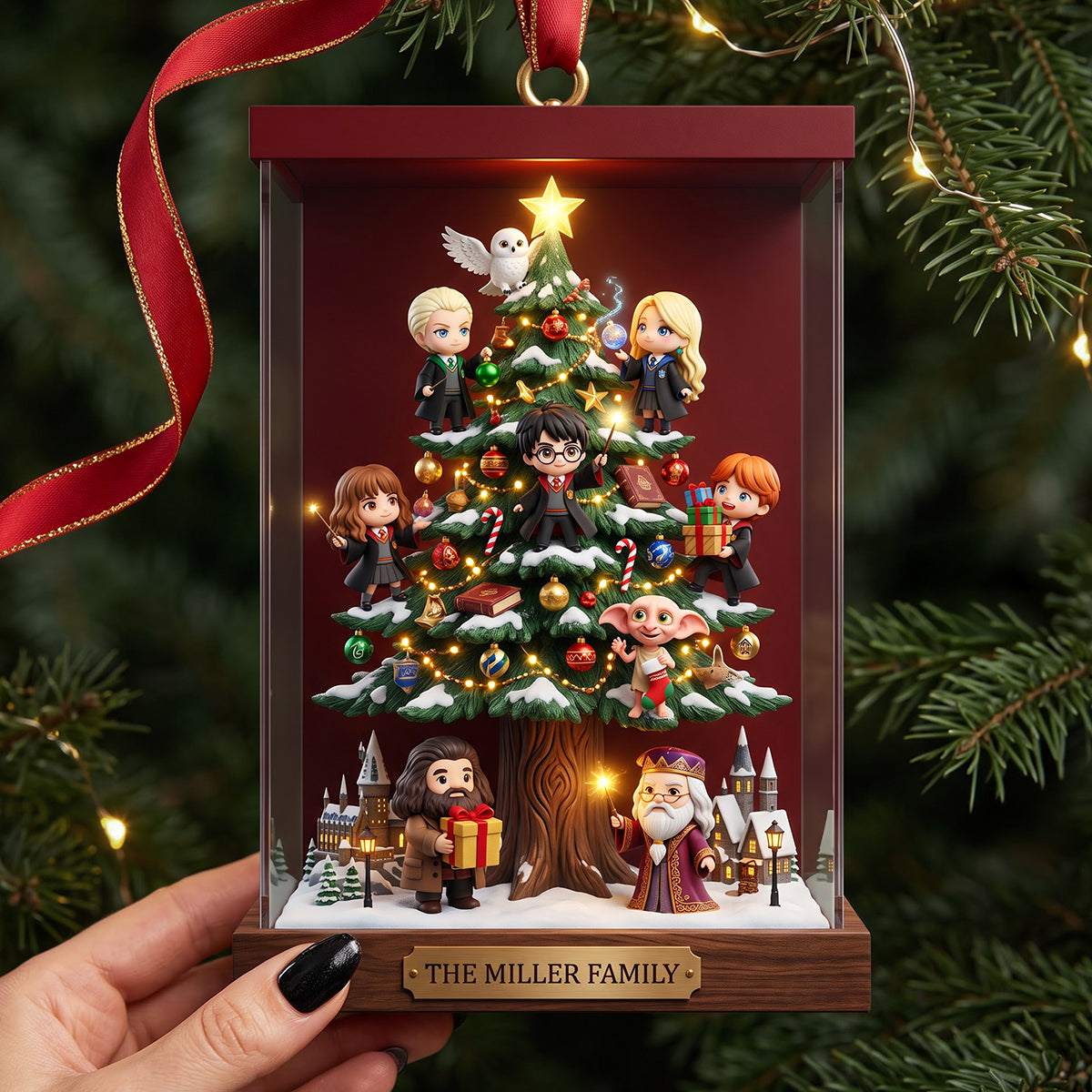 A Dreamy Christmas Ornament - Personalized Gifts For Family 03TOTA030926-Homacus