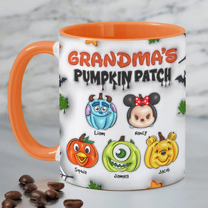 Personalized Gifts For Grandma Accent Mug Pumpkin Patch 02XQPU070824-Homacus