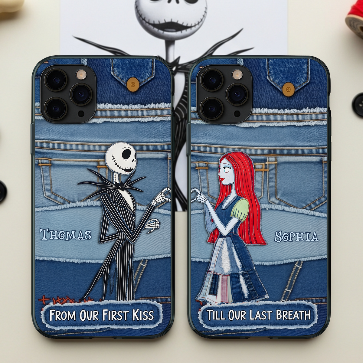 Horror Couple Phone Case - Personalized Gifts For Couple 04tgpu140625-Homacus