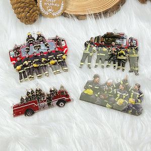 Custom Photo Gifts for Firefighter Ornament 33acvp140924-Homacus