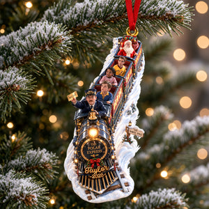 Christmas Train of Dreams Ornament - Personalized Gifts 03qhdh140926