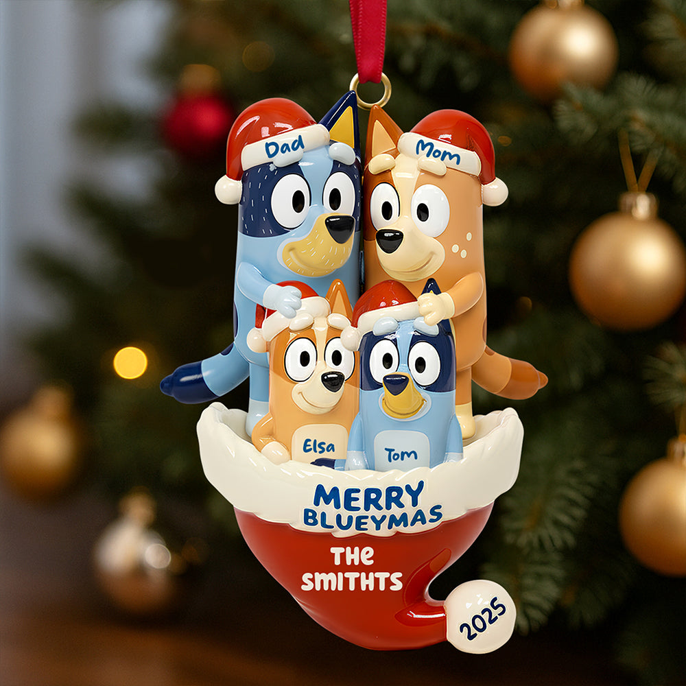 Festive Family Christmas Ornament Personalized Gifts For Family 07TGDT171125-Homacus