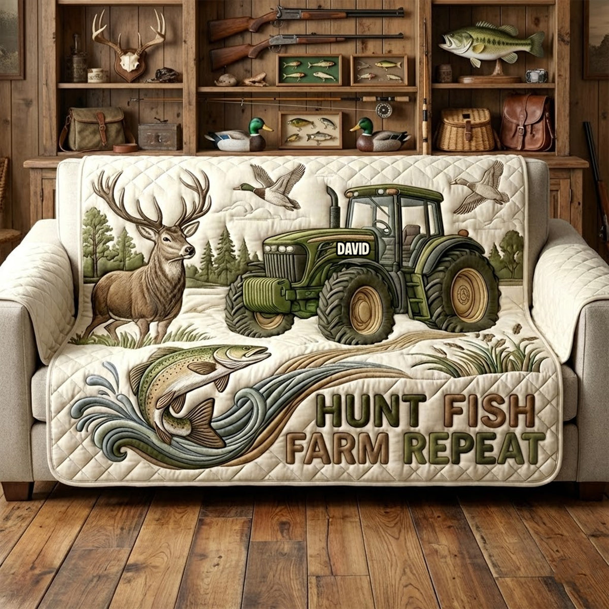 Man Hobbies Quilted Sofa Cover - Personalized Gifts For Him 01patn270126-Homacus