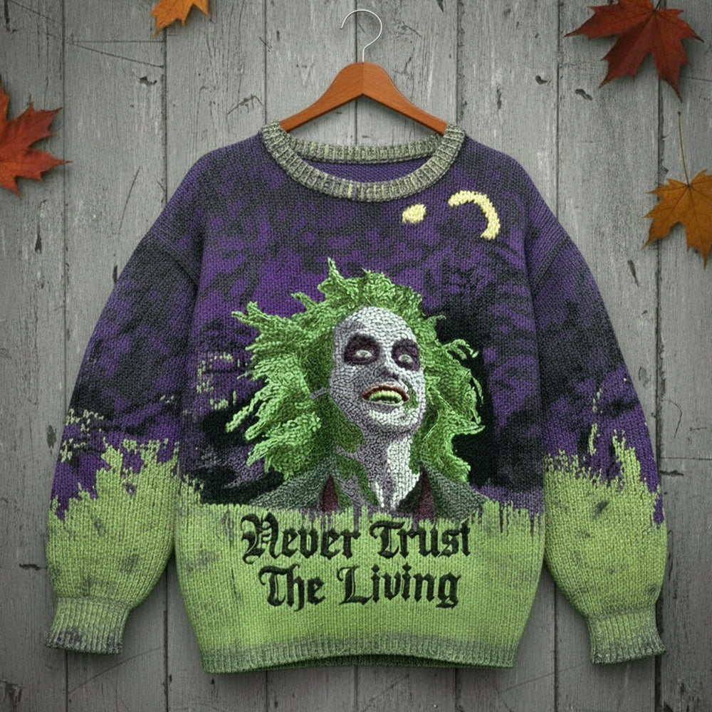 Fun Horror Anti Social Ugly Sweater, Gifts For Horror Fans 01qhtn080925-Homacus