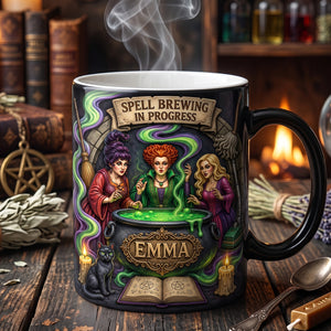 Spooky Brew Magic Mug - Personalized Gift For Witch Lovers 03HATN280726-Homacus