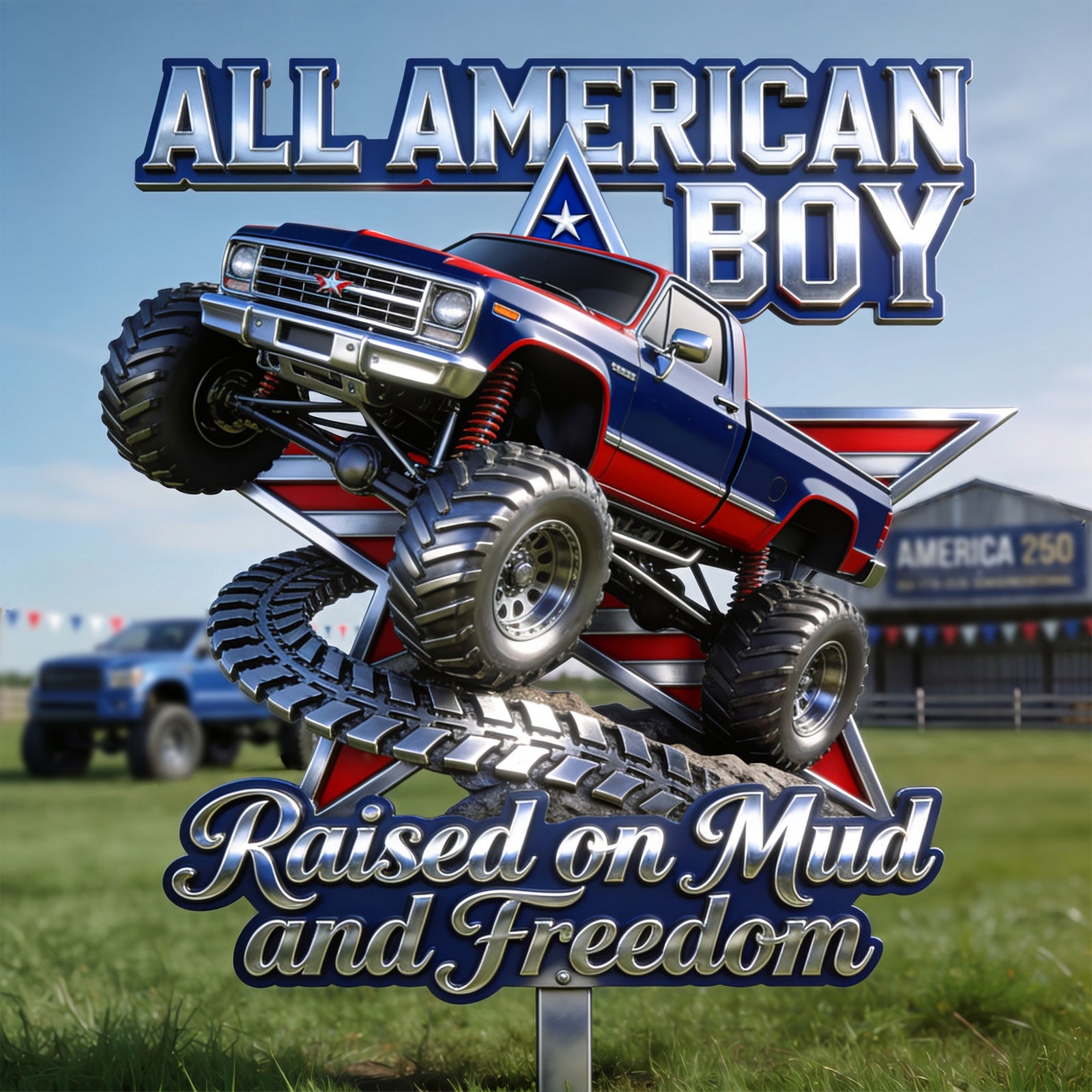 Beast Vehicle American Tradition Metal Sign, Personalized Gifts For Off-road Lover 05qhlu020626-Homacus