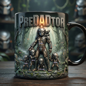 Strongest Warrior Dad And Kids Magic Mug - Personalized Gifts For Dads 04nalu240426-Homacus