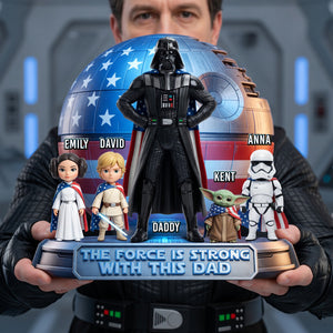 Space Hero Dad Acrylic Plaque - Personalized Father's Day Gifts 02NAQN250426-Homacus