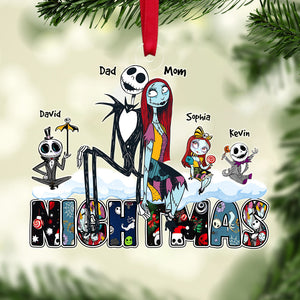 Personalized Gifts For Family Horror Christmas Ornament 05OHDT211124-Homacus