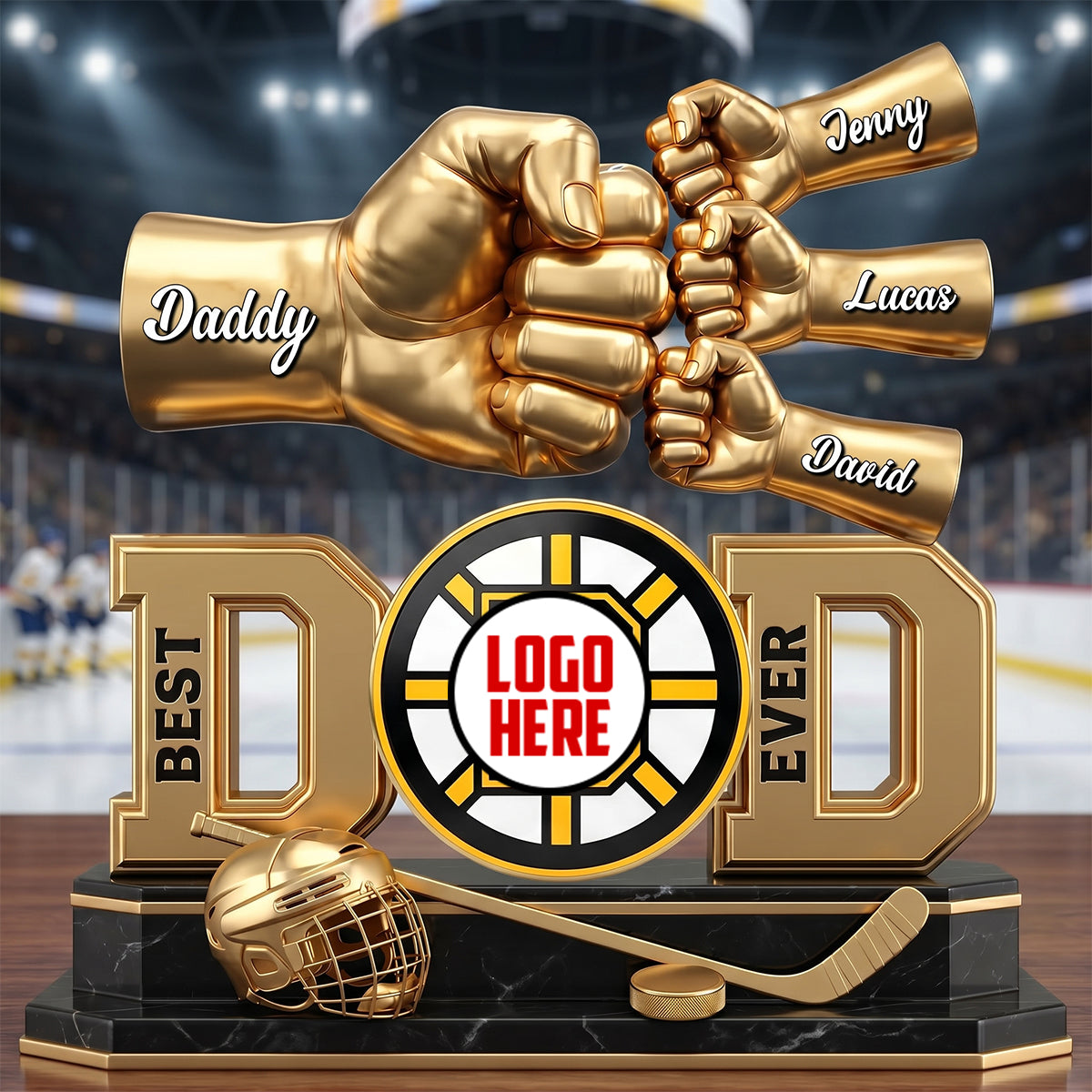 Enthusiastic Dad Acrylic Plaque - Personalized Gifts For Sporty Dads 01natn260526-Homacus