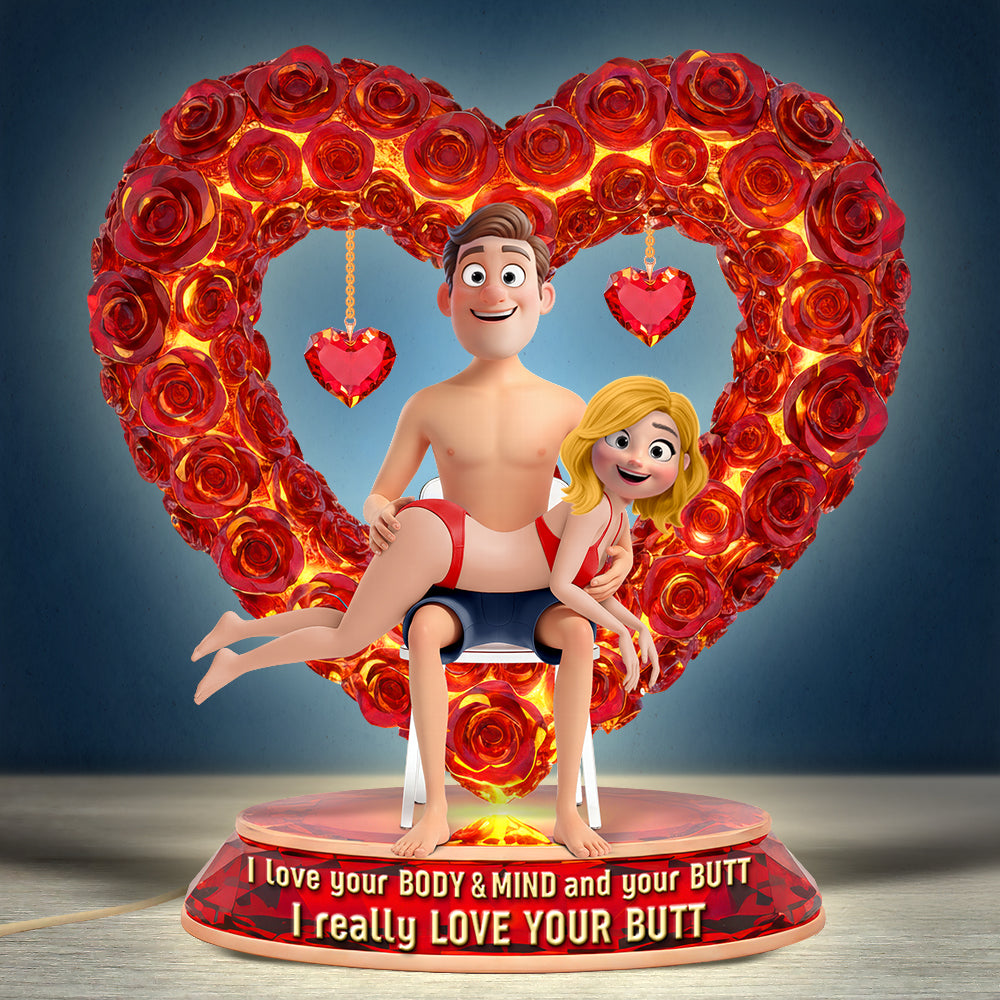 Naughty Heart Light Box Personalized Gifts For Couple 01OHQN041225-Homacus