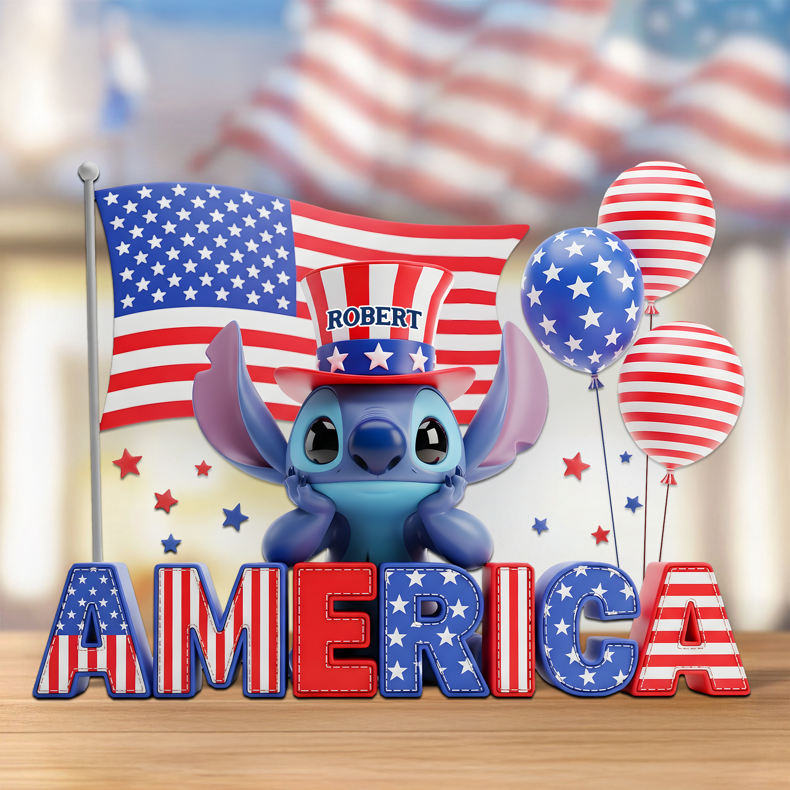 Independence Day Acrylic Plaque - Personalized Gifts For Americans 04ohpu050625-Homacus