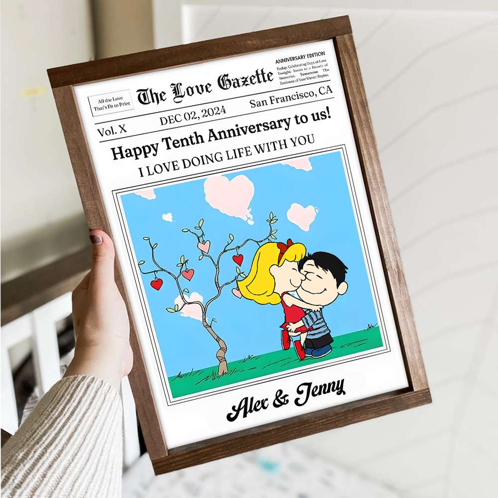 Couples Anniversary Canvas - Personalized Gifts For Couple 01TGMH191224HG-Homacus