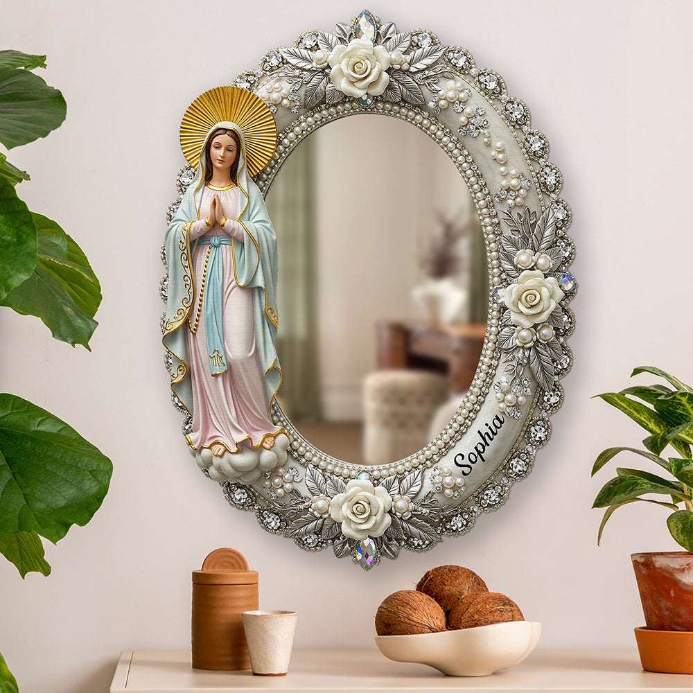 Personalized Gifts For Virgin Mary Lovers Mirror 06naqn240725-Homacus