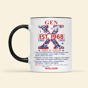 Personalized Gifts For Gen X Accent Mug Black 02XQQN301124-Homacus