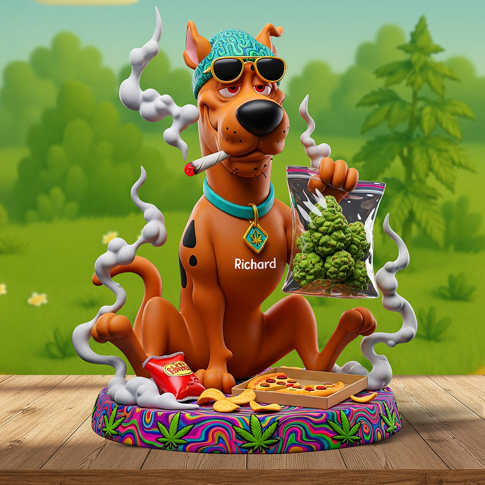 Stoner Pup Snack Acrylic Plaque - Personalized Gifts For Stoner 04TOQN180625-Homacus