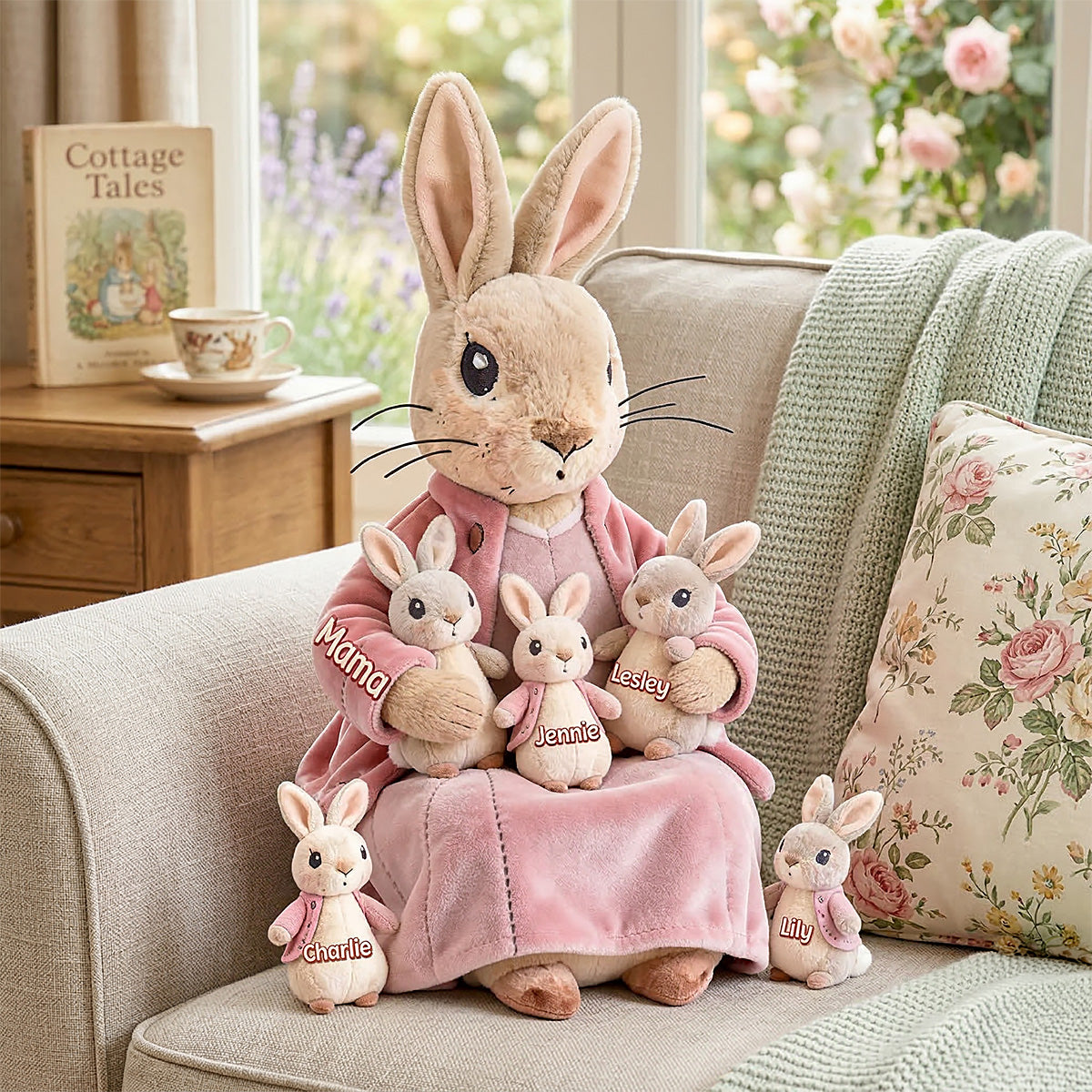 Grandma And Grandkids Shaped Pillow - Personalized Mother's Day 04namg110326-Homacus