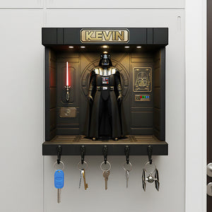 Cosmic Wood Key Hanger - Personalized Gifts For Cosmic Lovers 02kita161225-Homacus