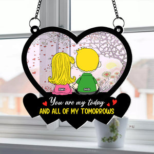 Personalized Gifts For Couple Suncatcher Ornament 04katn041224hg-Homacus