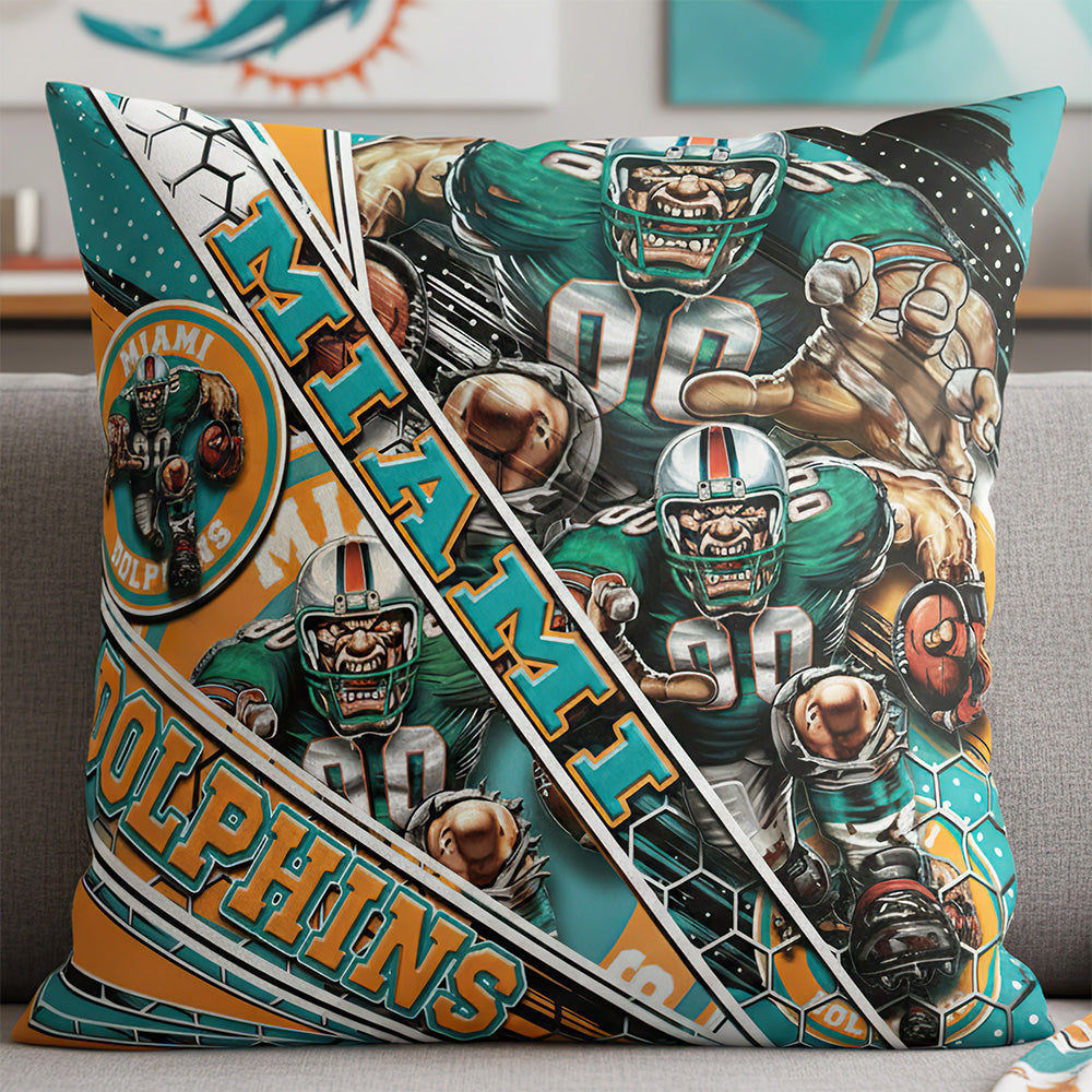 Bold Team Spirit Pillow 05HUDT011225-Homacus